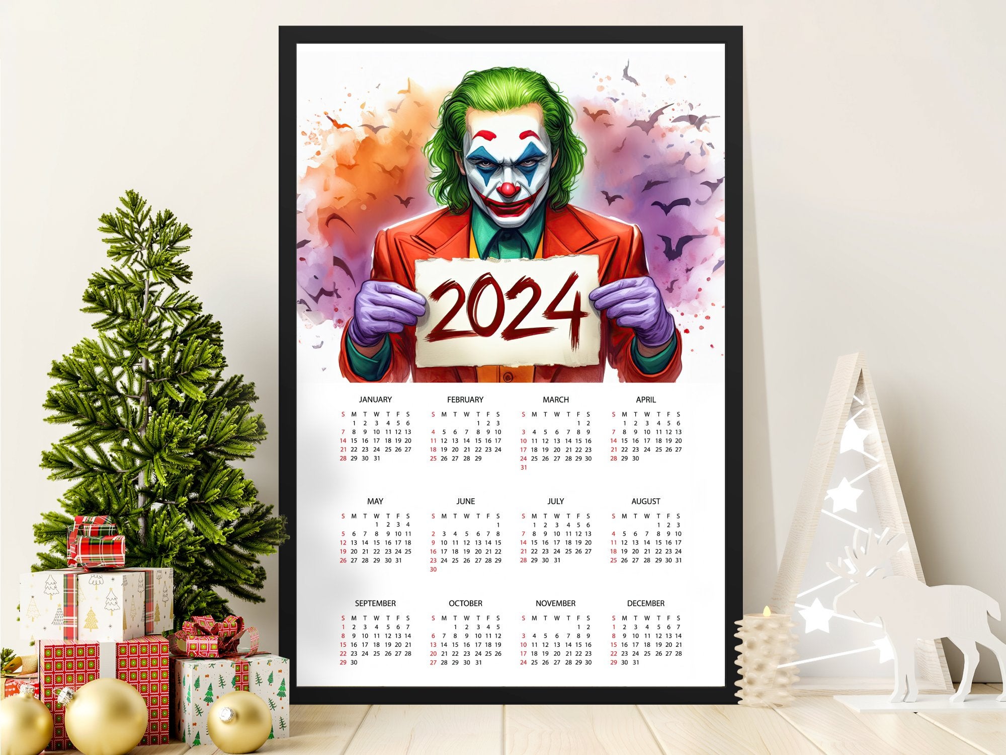 Joker Reviews 2024 Calendar Mavis Shirley